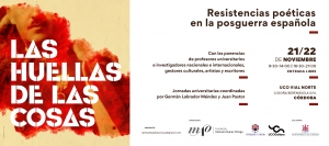 Las jornadas universitarias internacionales “Las huellas de las cosas. Resistencias poéticas en la posguerra española” profundizan en el contexto del primer libro de Manuel Álvarez Ortega