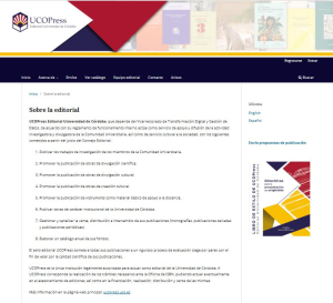 Web de UCOPress.