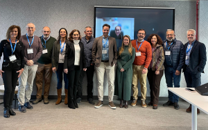 Foto de familia de asistentes a la Conferencia de decanos y decanas de las Facultades de Veterinaria.