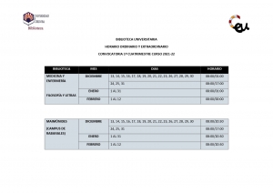 Horarios