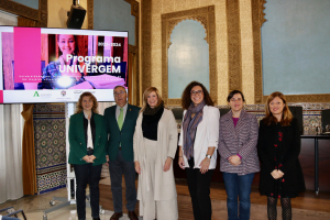 Autoridades asistentes a la inauguración de Univergem.