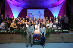 Foto de familia tras la Gala.