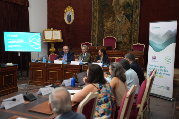 Momento de la presentación de los resultados del proyecto.