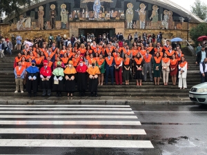 Foto de familia de los graduados.