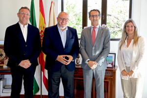 De izquierda a derecha, Eulalio Fernández, Manuel Torralbo, Fernando de Arteaga y Mª Cristina García.