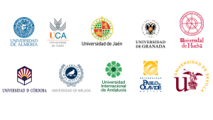 Logos de las Universidades Públicas de Andalucía.