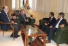 De izquierda a derecha, Antonio Cubero, José Carlos Gómez Villamandos, Cesar Téllez y Antonio Raya, durante la reunión mantenida en el Rectorado.