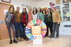 Equipo al completo del Área de Cooperación y Solidaridad de la UCO, dirigido por Tomás de Haro