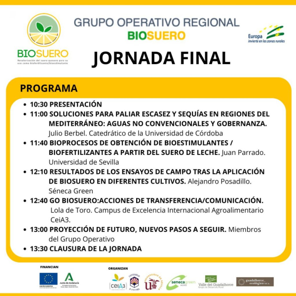 Programa de la jornada.