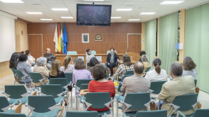 Celia Jiménez durante su intervención.