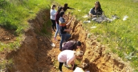 Trabajo en campo de la Unidad de Edafología de DAUCO