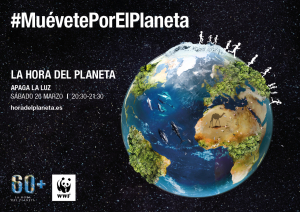 Cartel anunciador de la campaña &quot;La Hora del Planeta&quot;