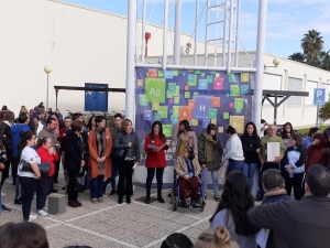 Lectura del manifiesto en Rabanales