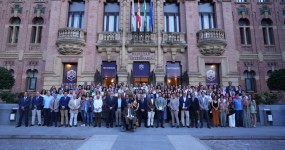 Foto de familia tras la Gala.