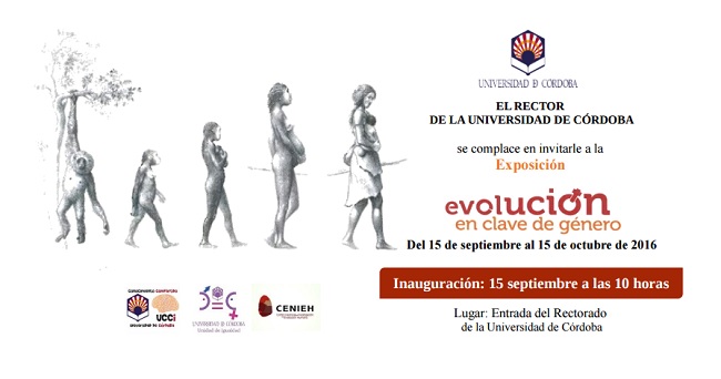 invitacion exposicion evolucion en clave de genero